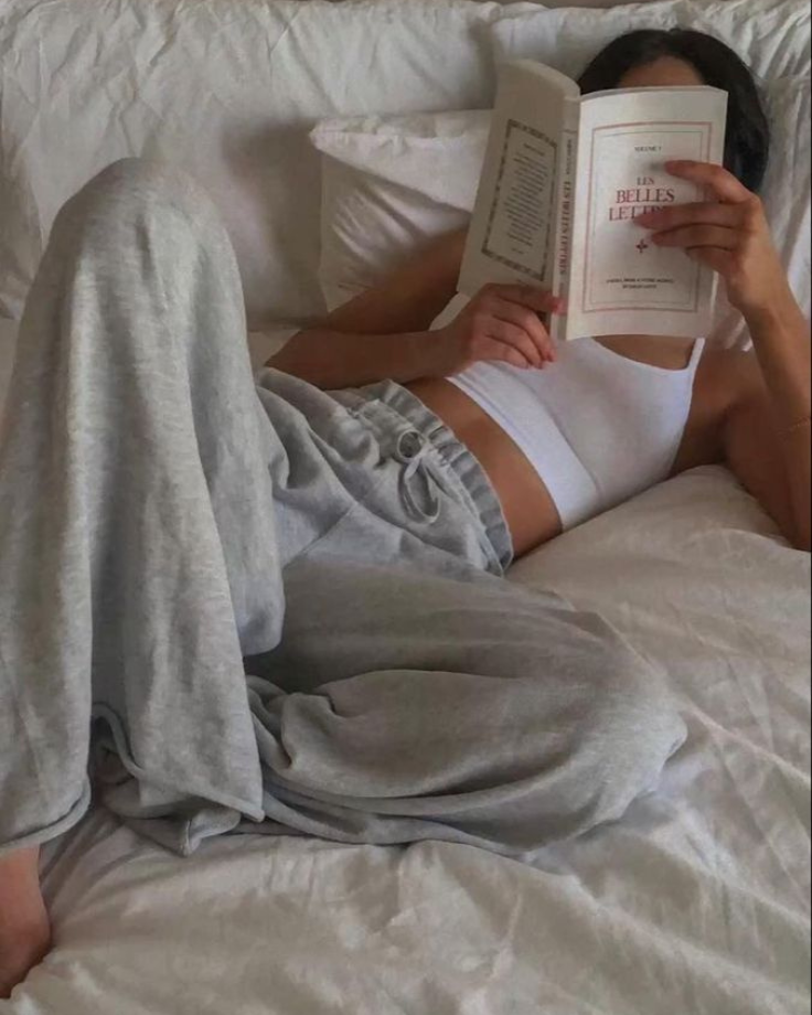 Women reading book